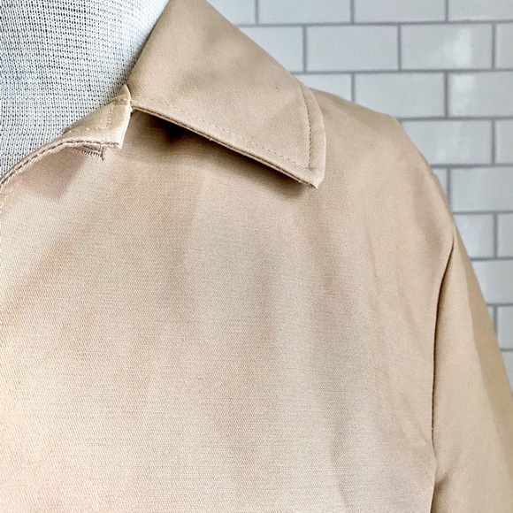 Trench Coat Camel Coat Boxy Longline XS - Picture 10 of 11